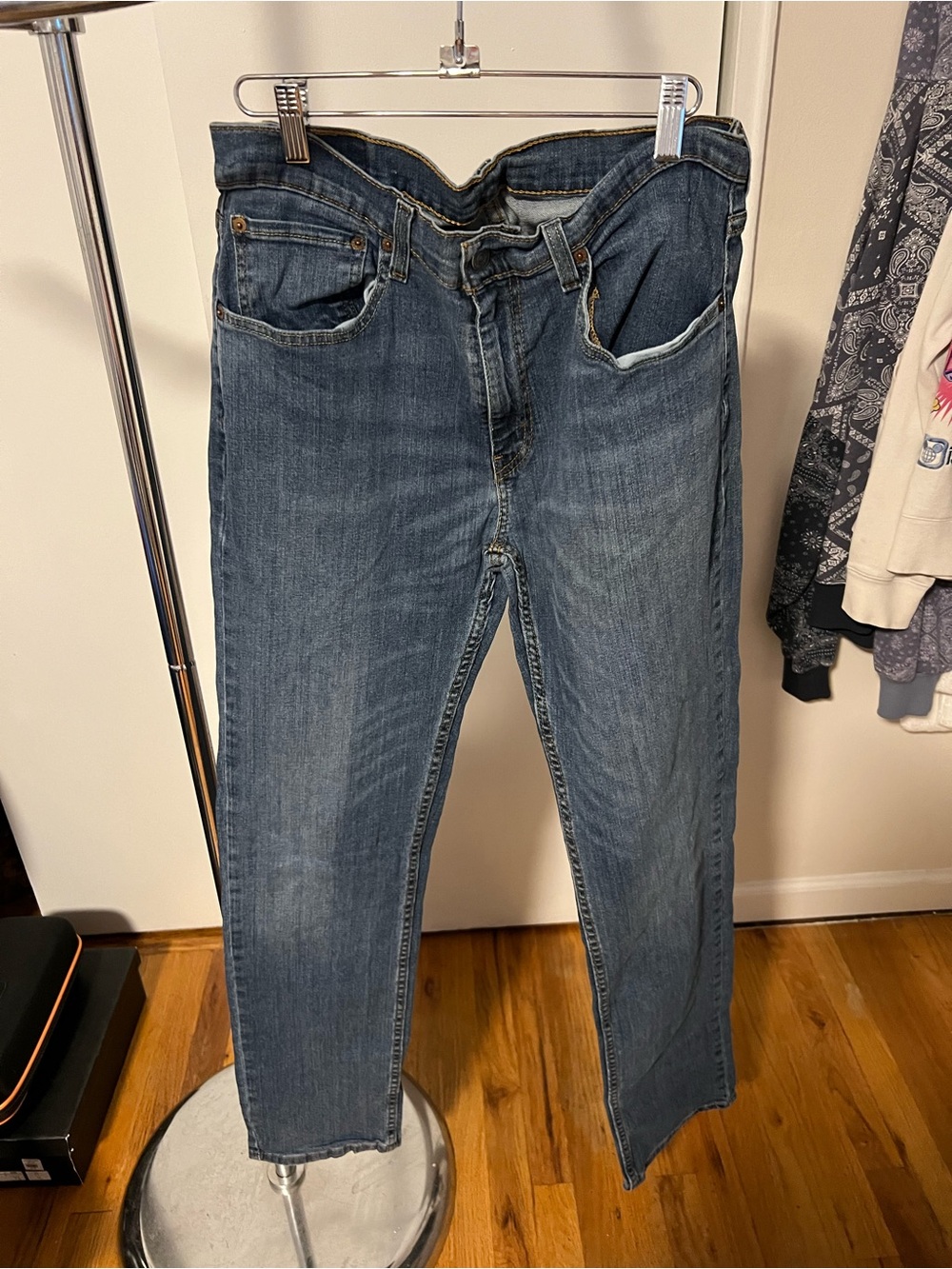 Levi's Straight Fit Indigo Blue Jeans